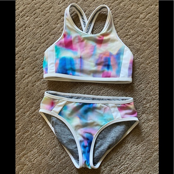 Athleta Swim Athleta Girl Reversible Bathing Suit Size S 7 Poshmark